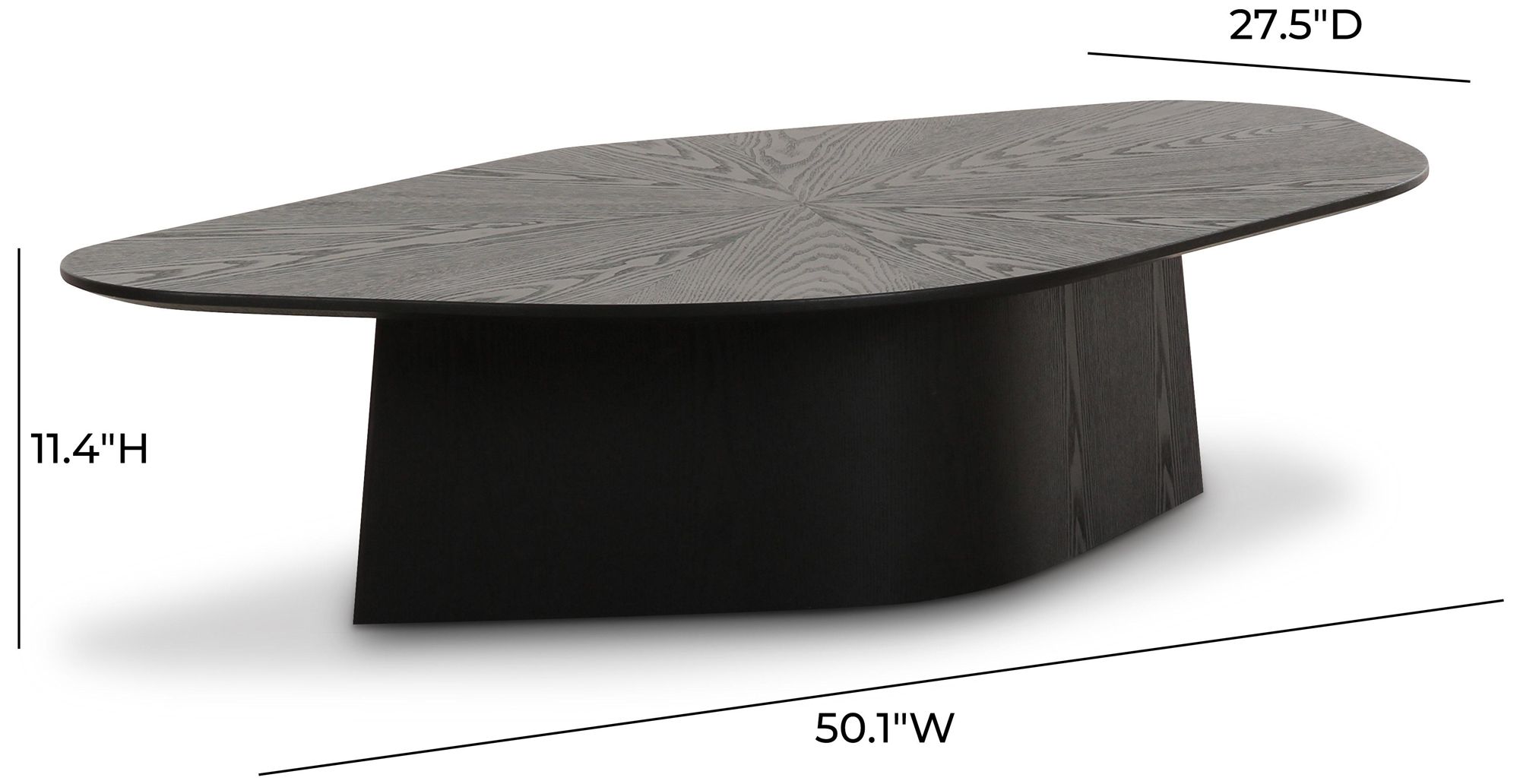 Image 4 Roche Black Ash Nesting Coffee Table Set more views