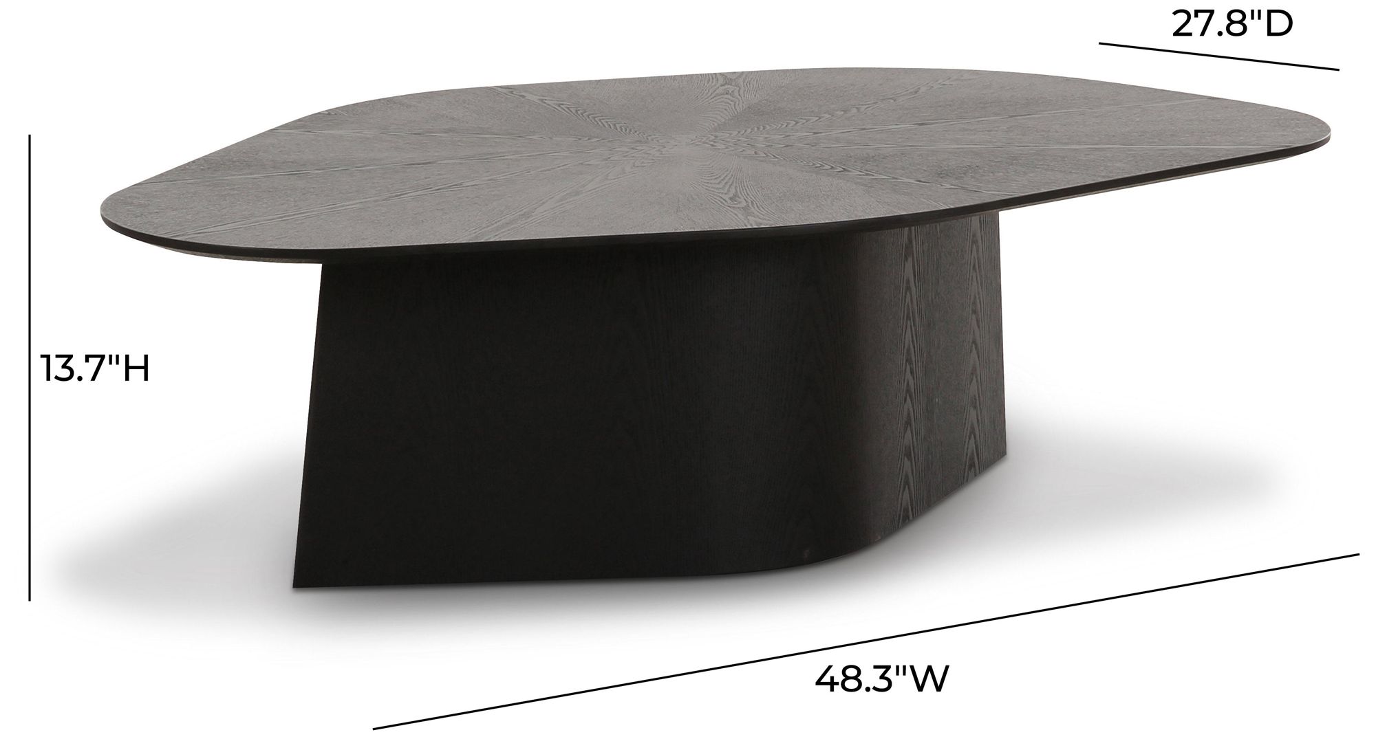 Image 5 Roche Black Ash Nesting Coffee Table Set more views