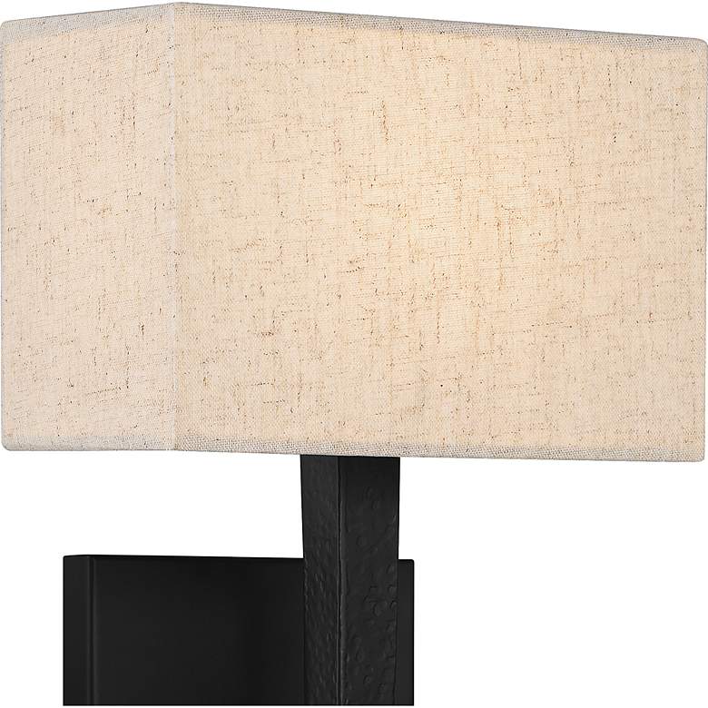 Image 3 Rochell 1-Light Matte Black Wall Sconce more views