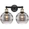Rochester 12 1/4"H Black Antique Brass 2-Light Wall Sconce