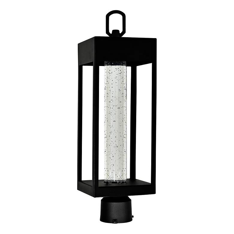 Image 6 Rochester 15" High Black LED Rectangular Outdoor Post Light more views