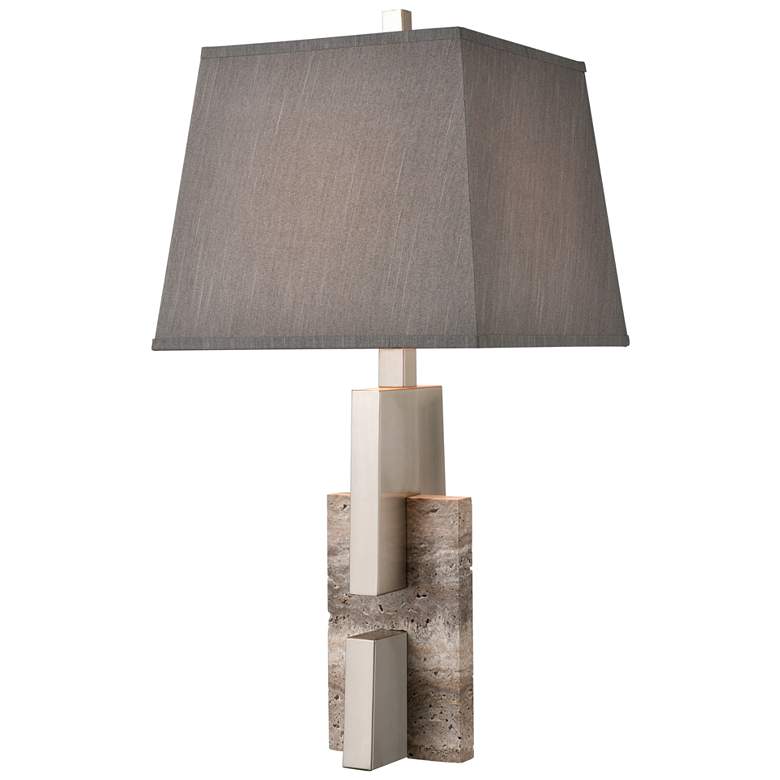 Image 1 Rochester 32 inch High 1-Light Table Lamp - Brushed Nickel - Includes LED 