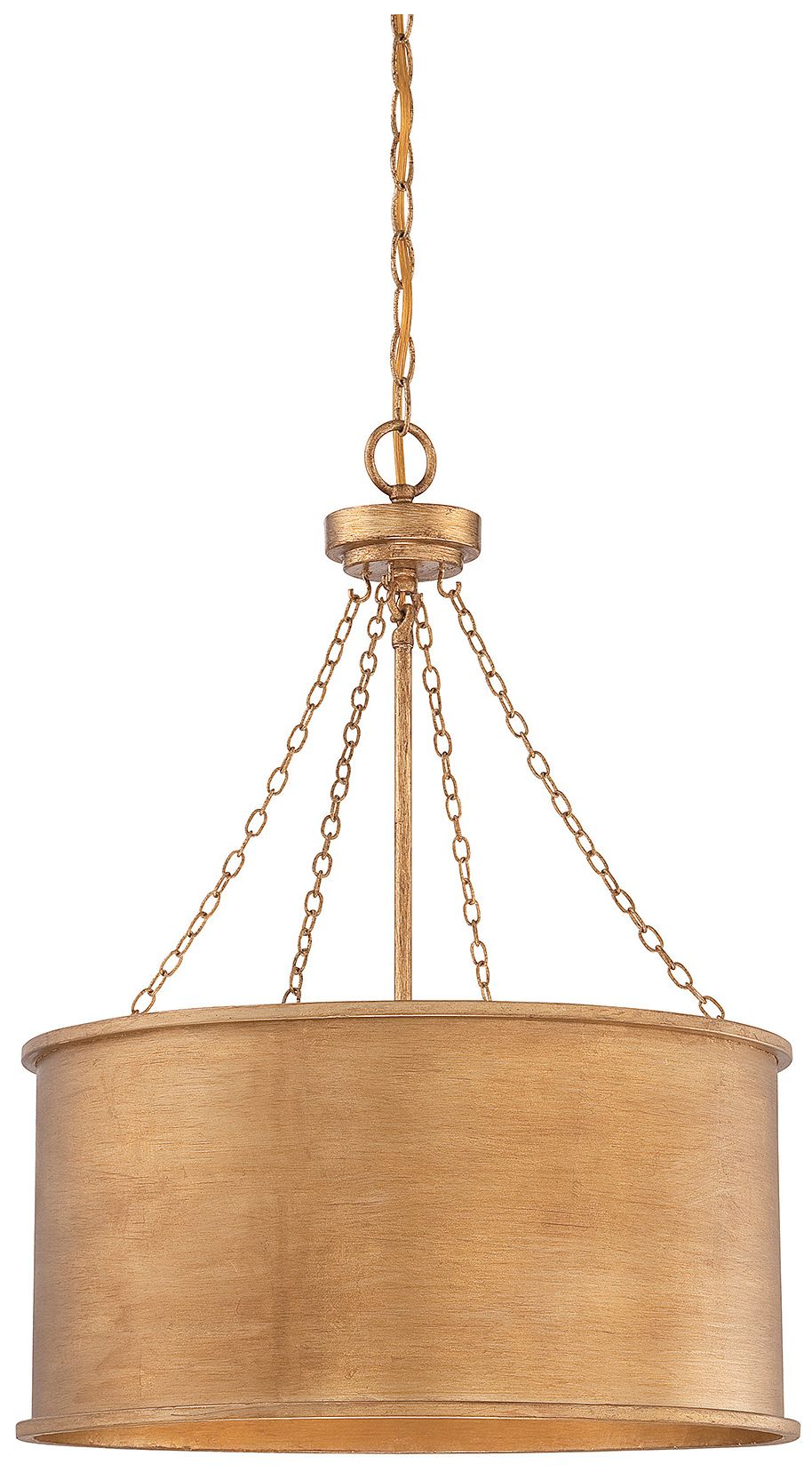 Image 2 Rochester 4-Light Pendant in Gold Patina