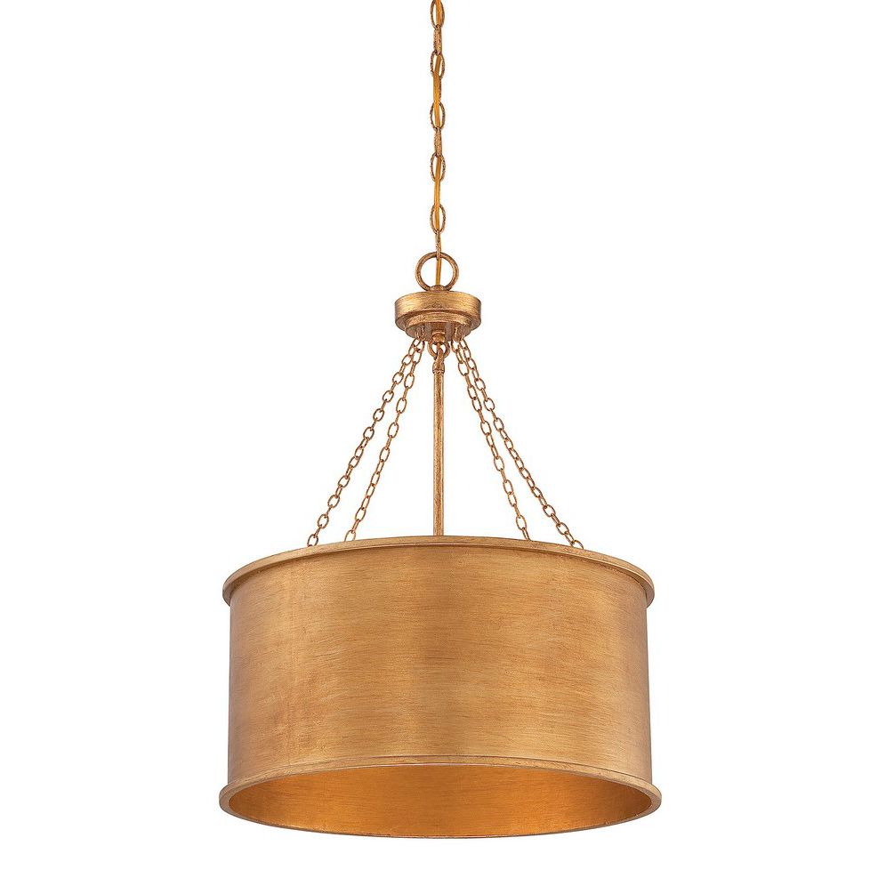 Image 4 Rochester 4-Light Pendant in Gold Patina more views