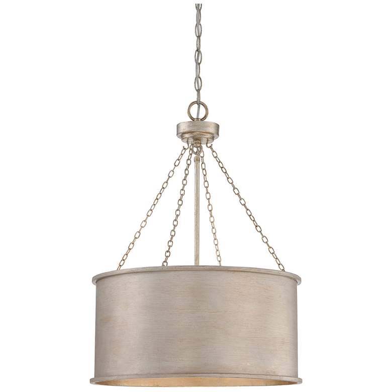 Image 1 Rochester 4-Light Pendant in Silver Patina