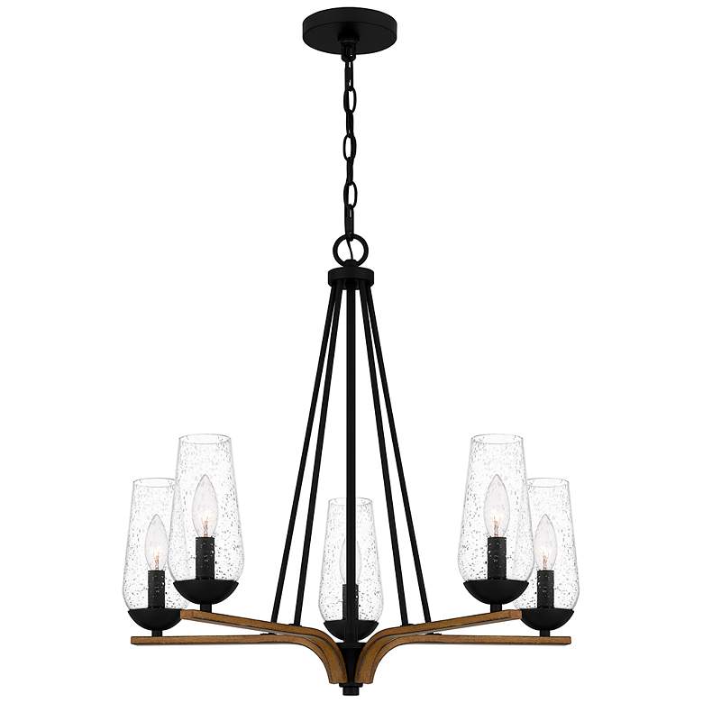 Image 2 Rochester 5-Light Matte Black Chandelier