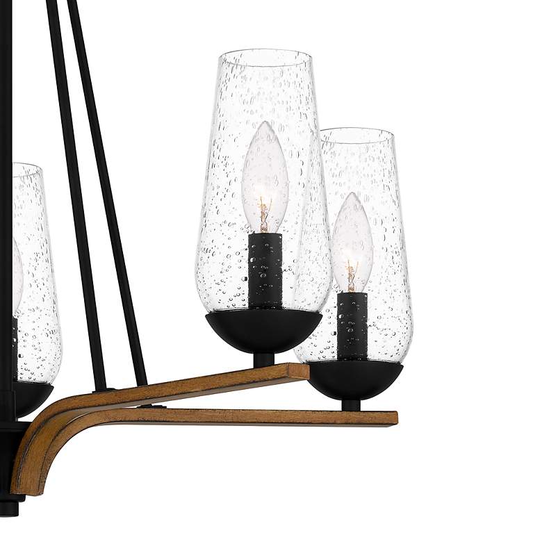 Image 6 Rochester 5-Light Matte Black Chandelier more views