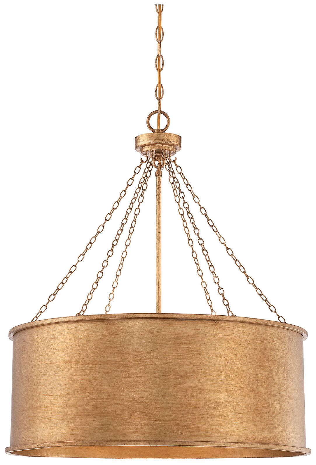 Rochester 6-Light Pendant in Gold Patina