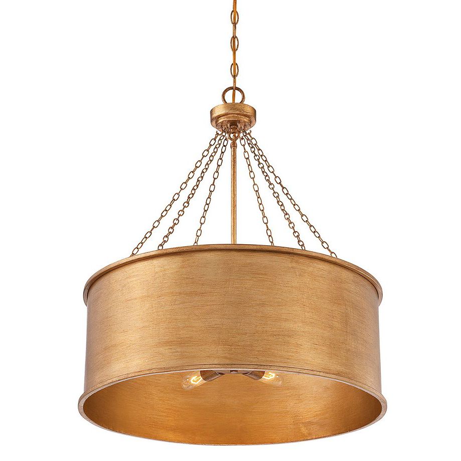 Image 5 Rochester 6-Light Pendant in Gold Patina more views