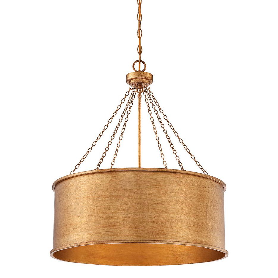 Image 6 Rochester 6-Light Pendant in Gold Patina more views