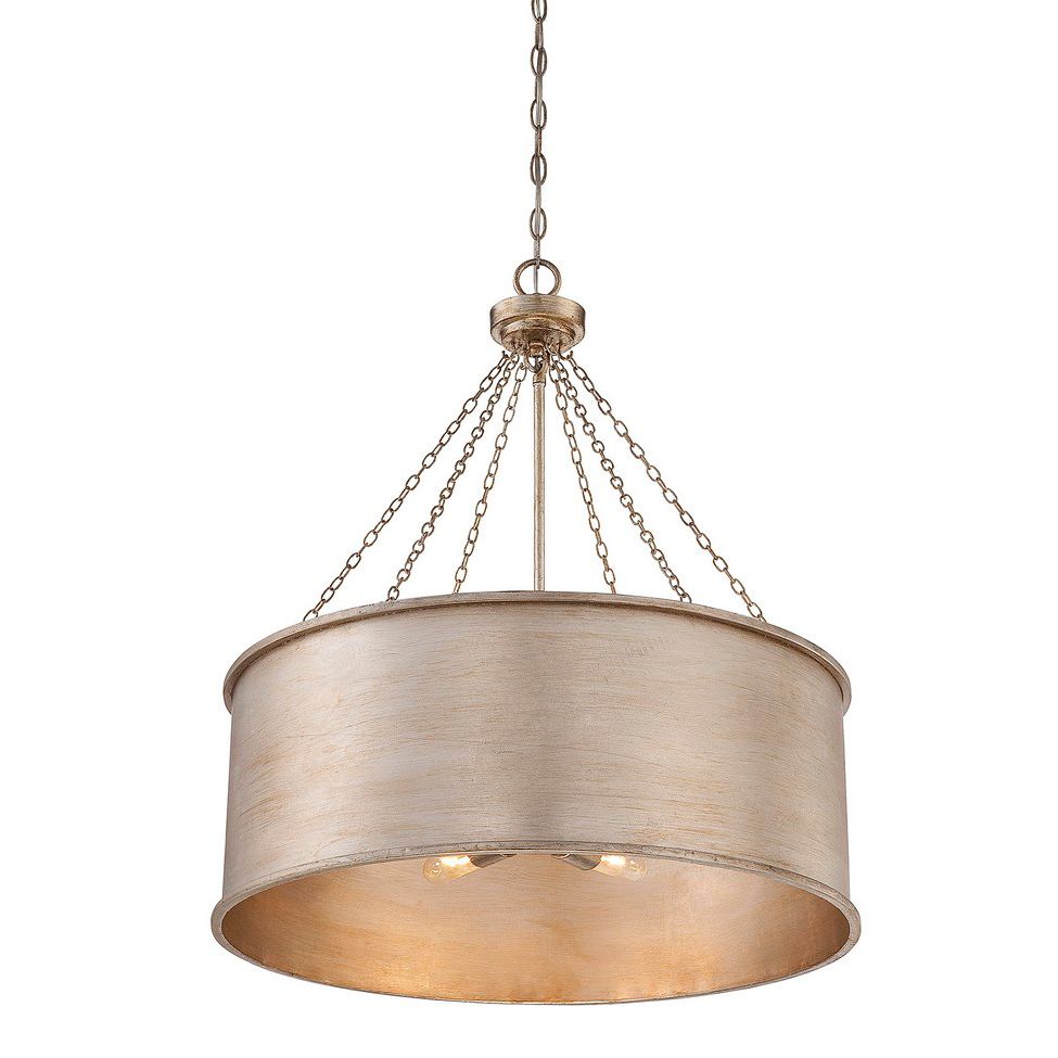 Image 3 Rochester 6-Light Pendant in Silver Patina more views