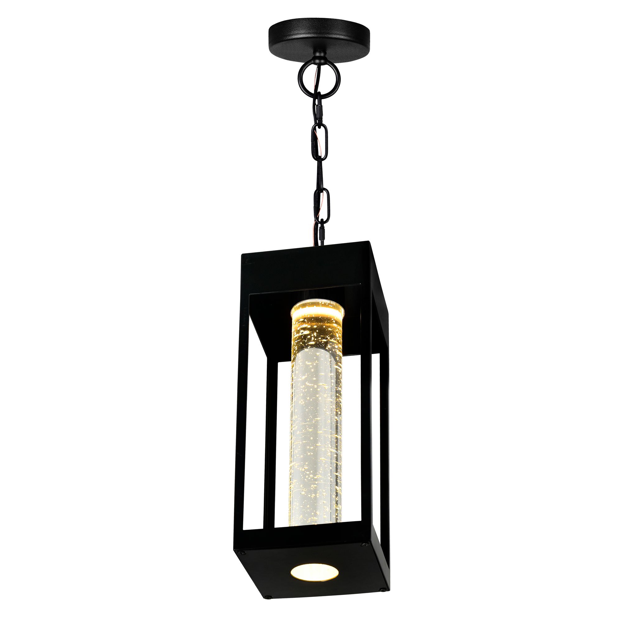 Image 2 Rochester Integrated LED Black Outdoor Pendant more views