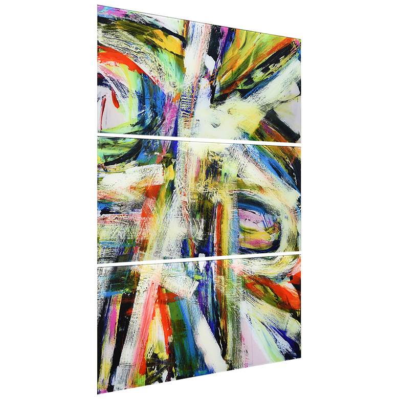 Image 4 Rock Star I ABC Frameless Reverse Printed Tempered Glass Wall Art Set of 3 more views