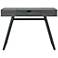 Rockdale 42" Wide Modern Gray Office Writing Desk with USB Ports