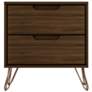 Rockefeller 2.0 Nightstand in Brown