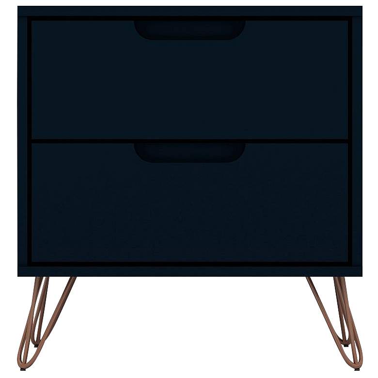 Image 1 Rockefeller 2.0 Nightstand in Tatiana Midnight Blue