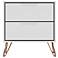 Rockefeller 2.0 Nightstand in White