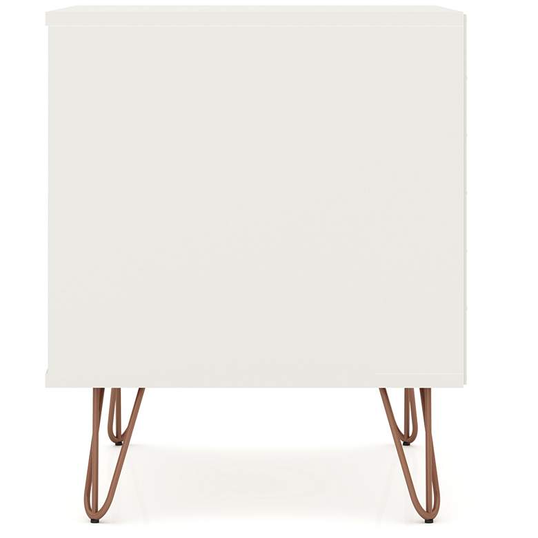 Image 7 Rockefeller 20" Wide Off-White Modern Nightstands Set of 2 more views