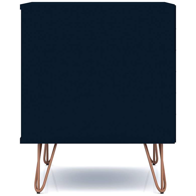Image 5 Rockefeller 20" Wide Tatianna Blue 1-Shelf 1-Drawer Nightstand more views