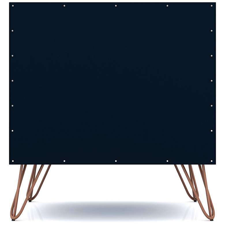 Image 7 Rockefeller 20 inch Wide Tatianna Blue 1-Shelf 1-Drawer Nightstand more views