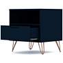 2_Rockefeller 20" Wide Tatianna Blue Modern Nightstands Set of 2 more views