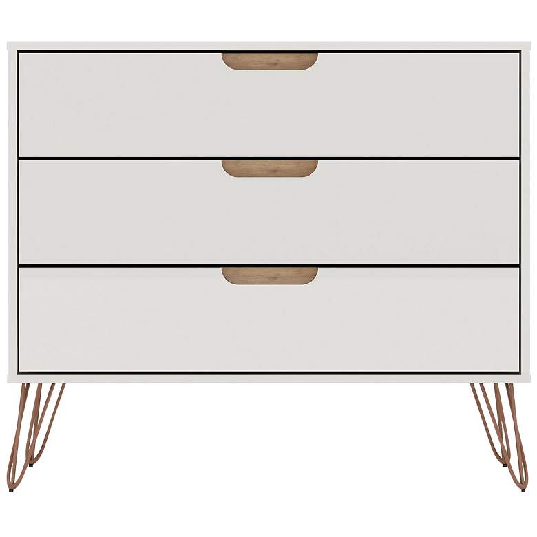 Image 1 Rockefeller Dresser in Off White and Nature