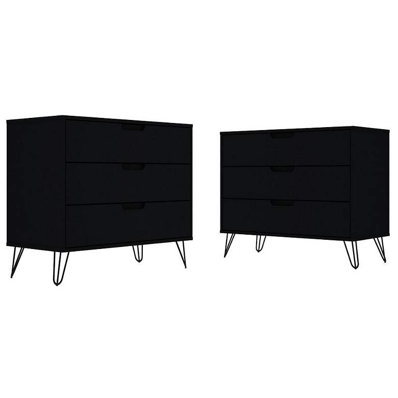 Image 1 Rockefeller Dresser - Set of 2 in Black