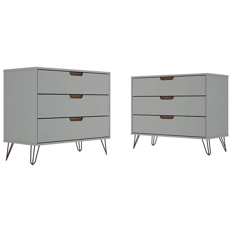 Image 1 Rockefeller Dresser - Set of 2 in Off White and Nature