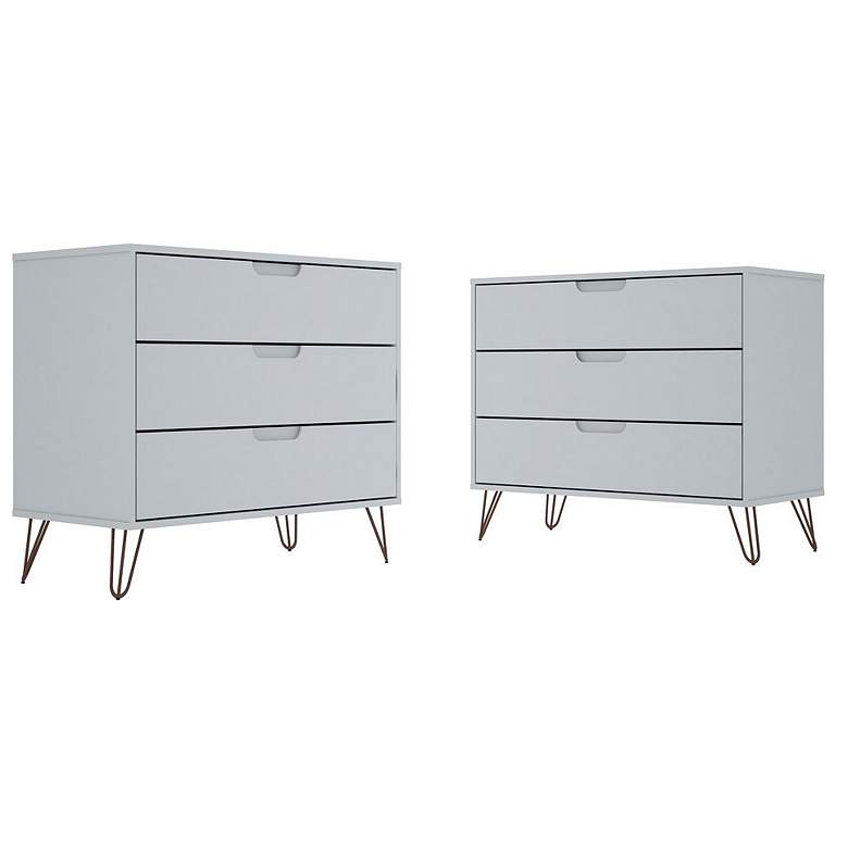 Image 1 Rockefeller Dresser - Set of 2 in White