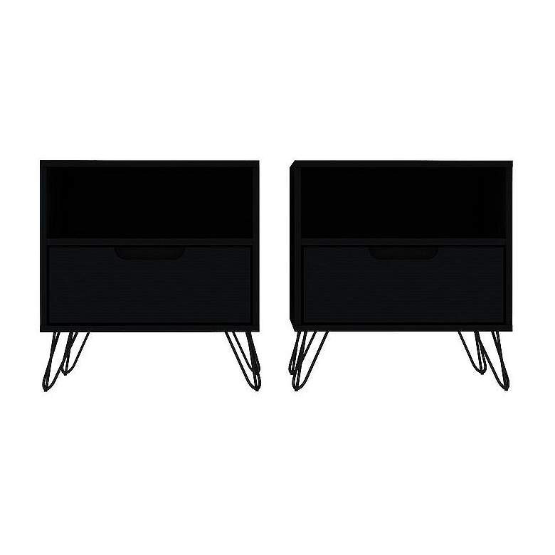 Image 1 Rockefeller Nightstand 1.0 - Set of 2 in Black