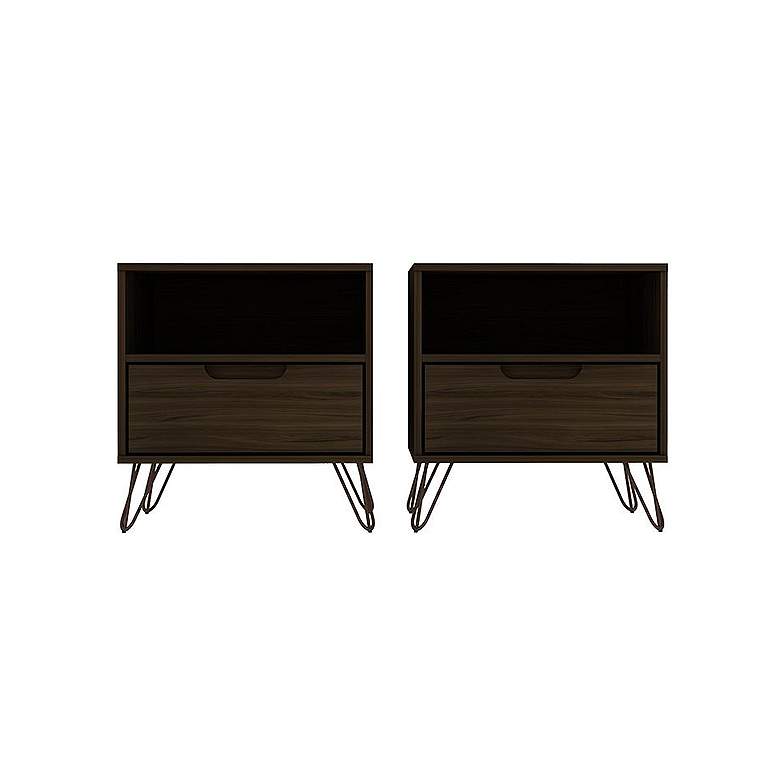 Image 1 Rockefeller Nightstand 1.0 - Set of 2 in Brown