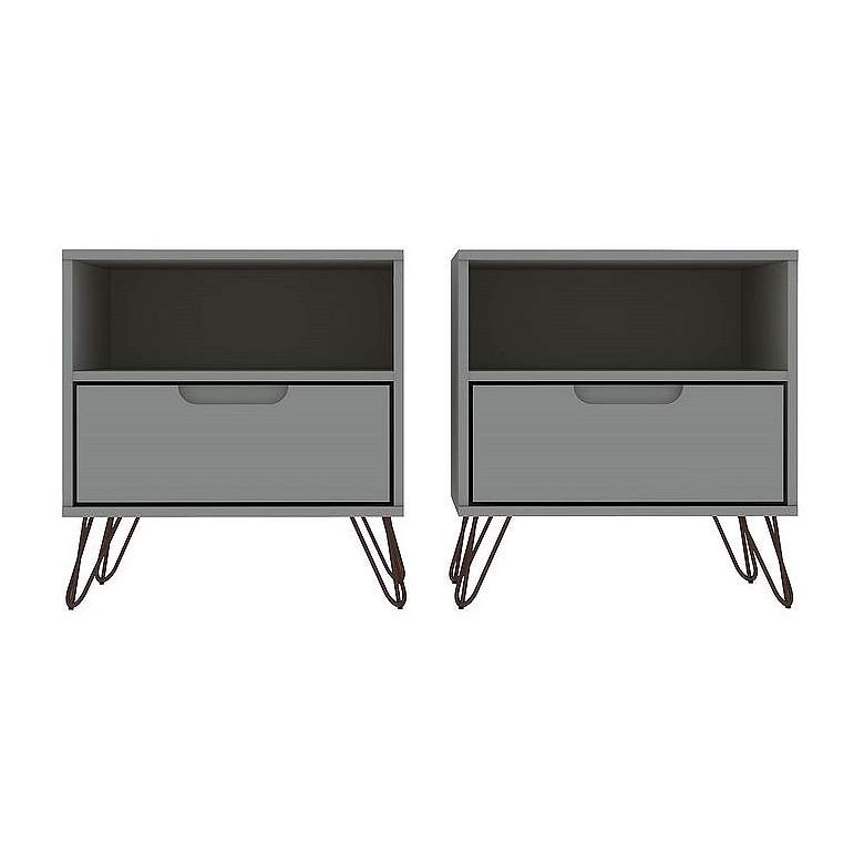 Image 1 Rockefeller Nightstand 1.0 - Set of 2 in Off White
