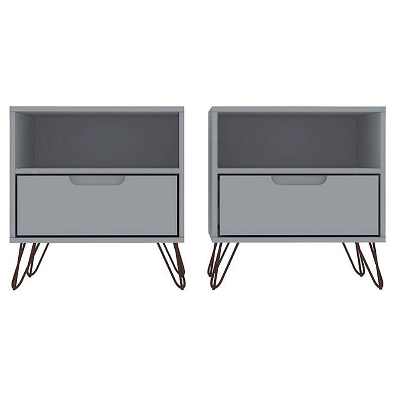 Image 1 Rockefeller Nightstand 1.0 - Set of 2 in White