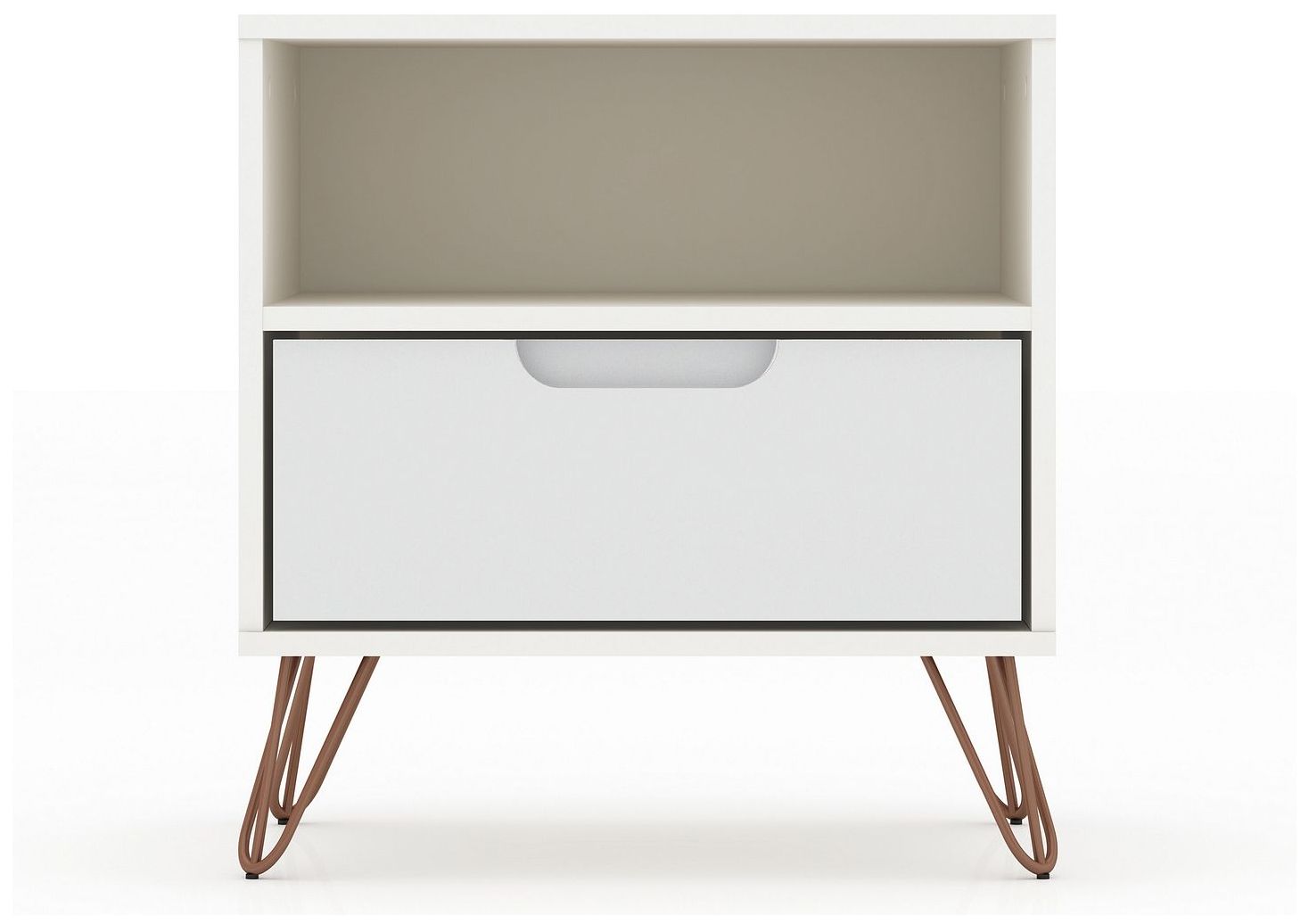 Image 4 Rockefeller Nightstand 1.0 - Set of 2 in White more views