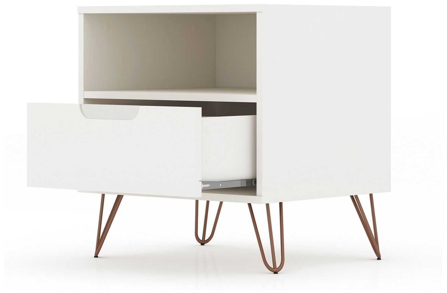Image 5 Rockefeller Nightstand 1.0 - Set of 2 in White more views