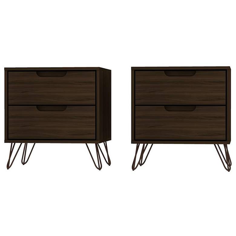 Image 1 Rockefeller Nightstand 2.0 - Set of 2 in Brown