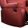 Rocker Red Faux Leather Adjustable Recliner