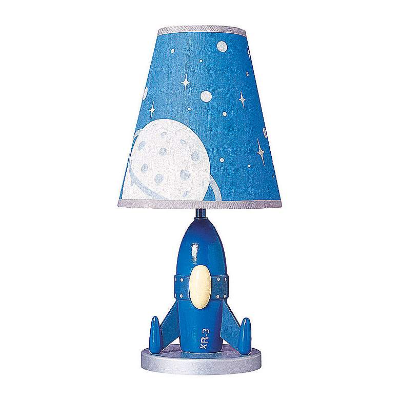 Image 1 Rocket Blast-Off Child's Table Lamp