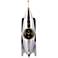 Rocket Ship 16 1/2" High Space Age Table Clock