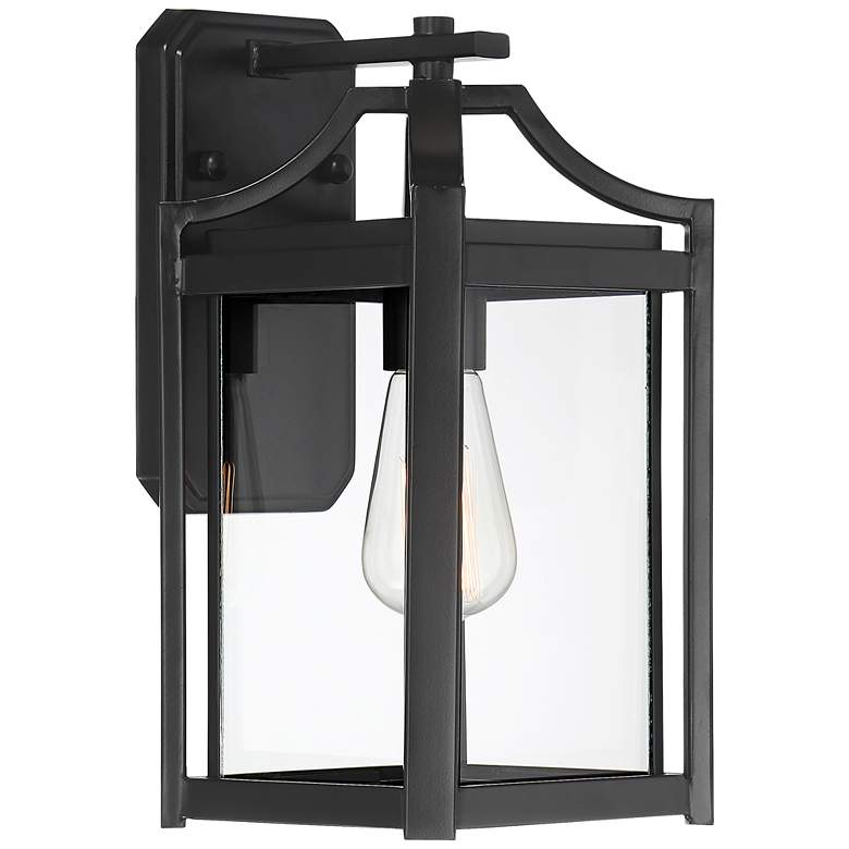 Rockford Collection 12 1/2&quot; High Black Outdoor Wall Light more views