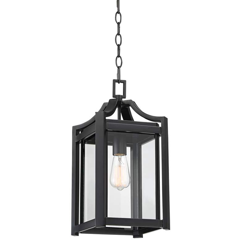 Image 2 Rockford Collection 17 1/4 inch High Black Outdoor Hanging Light