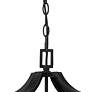 Rockford Collection 17 1/4" High Black Outdoor Hanging Light
