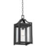 Rockford Collection 17" High Black Outdoor Hanging Light