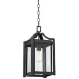 Rockford Collection 17&quot; High Black Outdoor Hanging Light