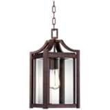 Rockford Collection 17&quot; High Bronze Outdoor Hanging Light