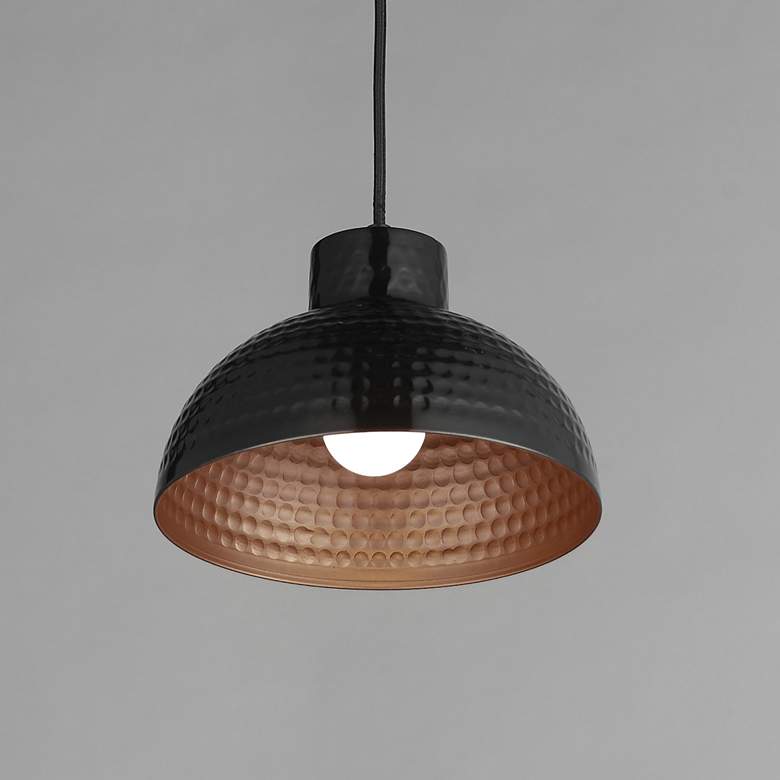 Image 3 Rockport 1-Light Pendant Black / Antique Copper more views