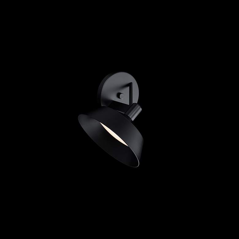 Image 4 Rockport 11"H x 10.5"W 1-Light Outdoor Wall Light in Black more views