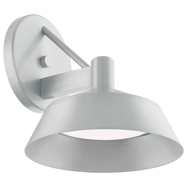 Image 1 Rockport 11 inchH x 10.5 inchW 1-Light Outdoor Wall Light in Brushed Alum