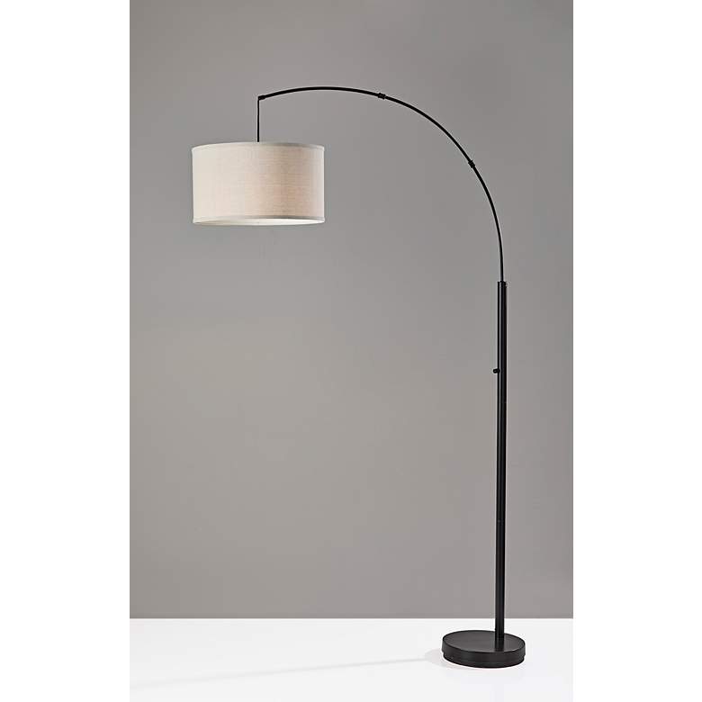 Image 3 Rockwell Black Arc Floor Lamp more views