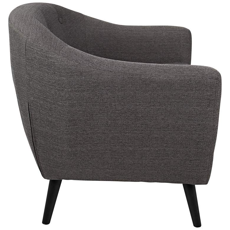 Rockwell Charcoal Gray Upholstered Accent Chair more views